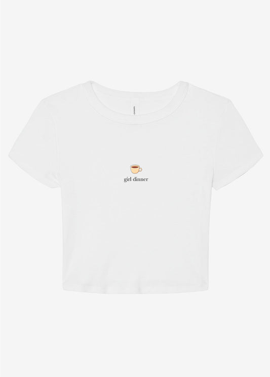 Espresso Micro Rib Short Sleeve Baby Tee