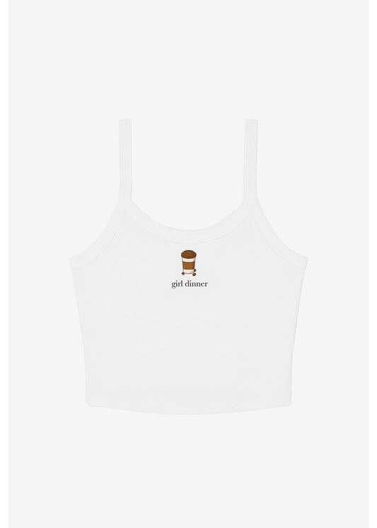 Coffee To-go Micro Rib Spaghetti Strap Tank